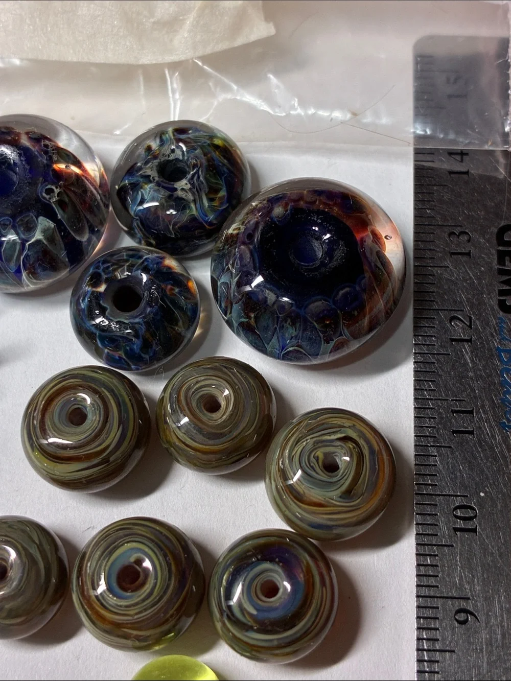 Assorted Glass Lampwork Beads - Multicolor Mix